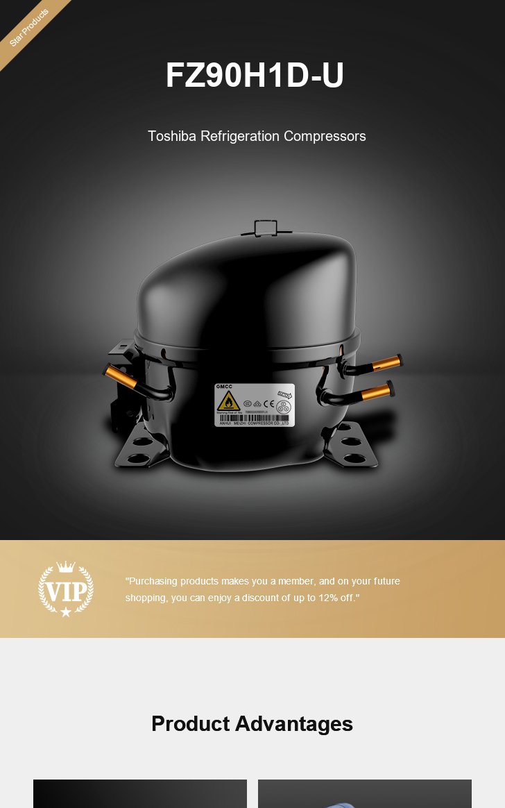 Toshiba Compressor FZ90H1D-U, technical parameters pdf, structure diagram